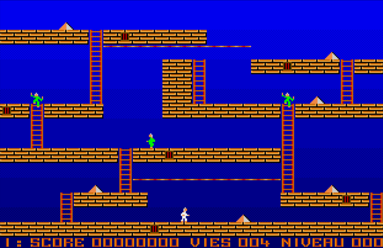 Lode Runner - Atari ST game screenshot (1989) by Broderbund